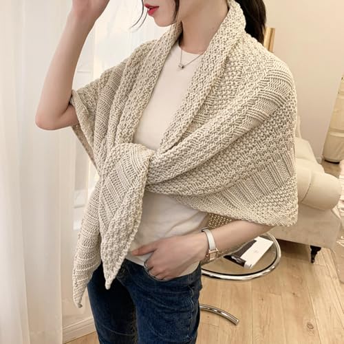 Pashmina Shawl Wraps Women Shawls and Wraps Cardigan Cape Knitted Cashmere Wool Shoulder Top Sweater Shawl Scarf 20252