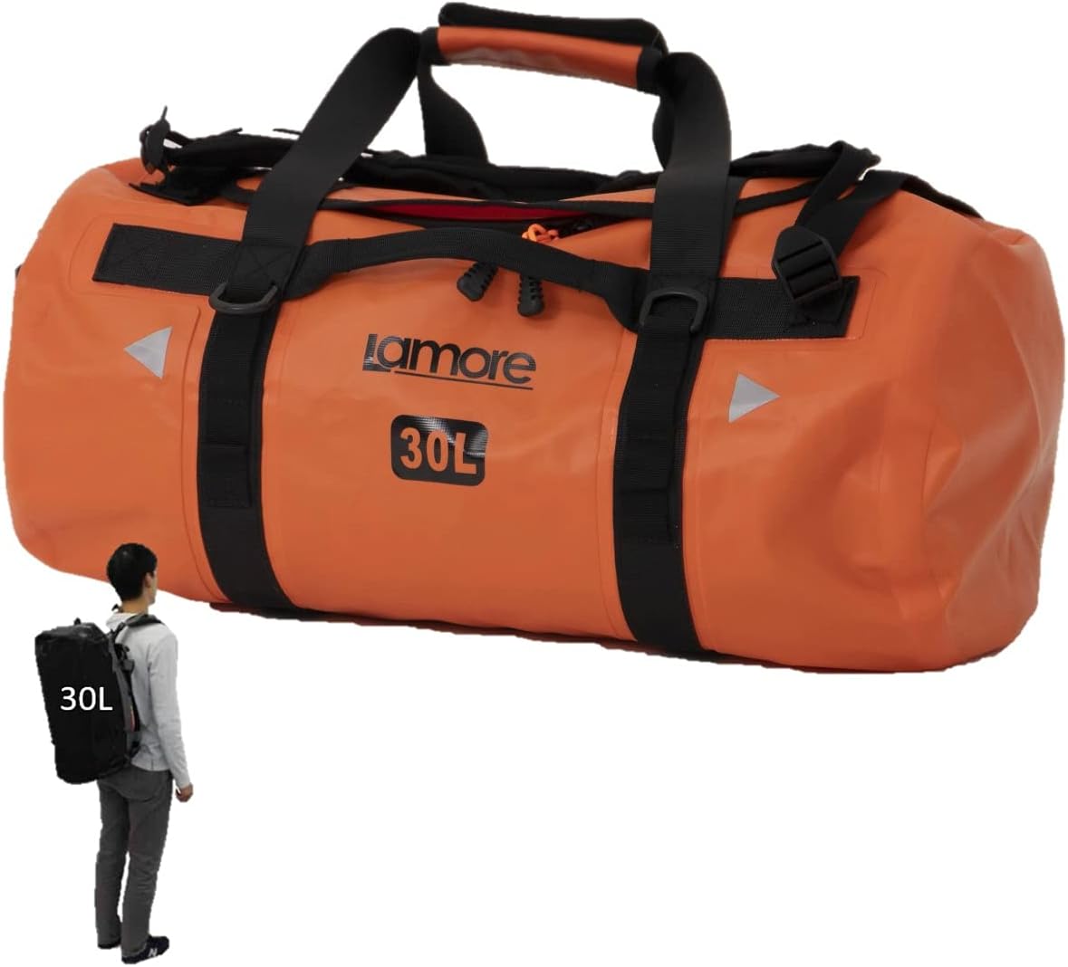Lamore 防水 ダッフルバッグ 耐水