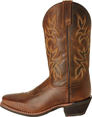 Image of Laredo Mens Breakout Square Toe Pull On Casual Boots Mid Calf - Brown