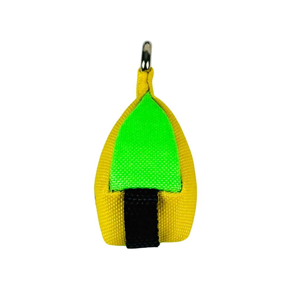 Kit de corde de lancer STEIN avec, corde de lancer jaune néon de 2,0 mm/50 m et lest de 280 g/10 oz. Corde de lancer pour arboriste et sac