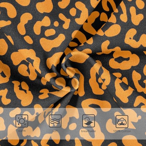 Fur Leopard Spot Little Boys Cotton Briefs Soft Breathable Comfortable Tag-Free Underwear3