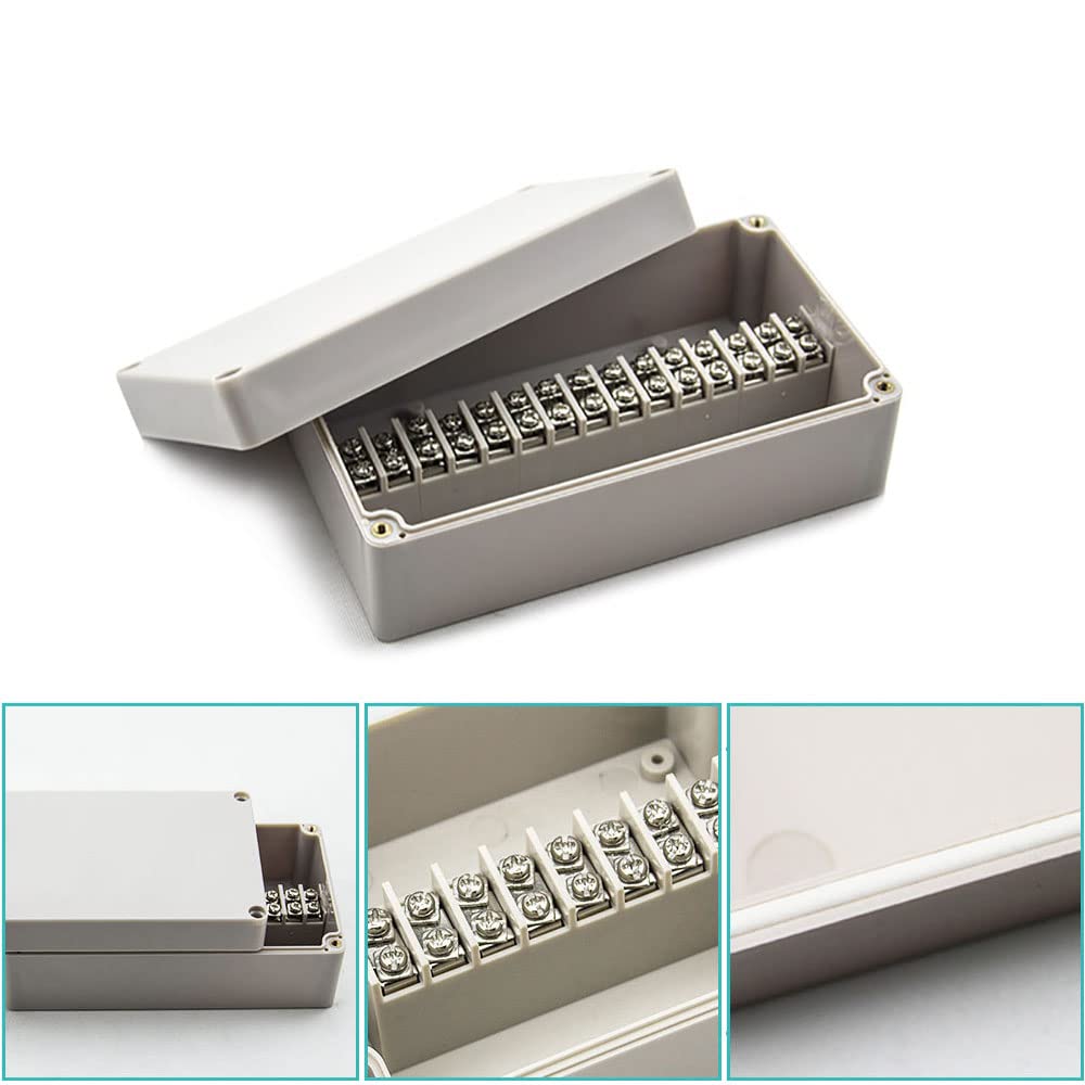Scatola di giunzione impermeabile Ip66, scatola di giunzione esterna 25a 600v, scatola di giunzione impermeabile in plastica, scatola di giunzione esterna per cavo di alimentazione, scatola di