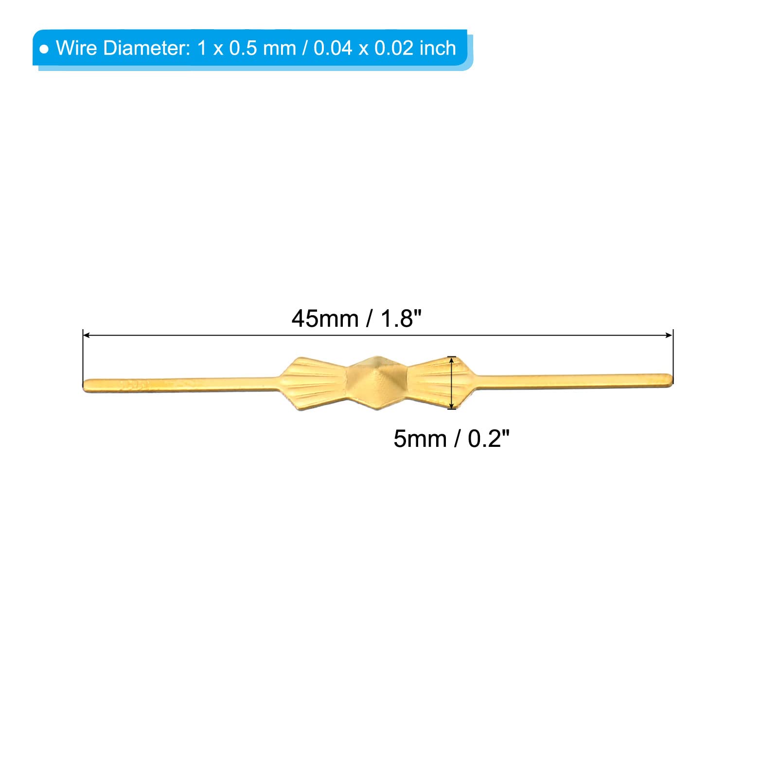 PATIKIL Lot De 200 Clips De Connecteur De Lustre, 33 Mm De Long Broche De E 483442