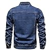 ESDVQ Men's Denim Jacket Vintage-Inspired Jean Jac... #2