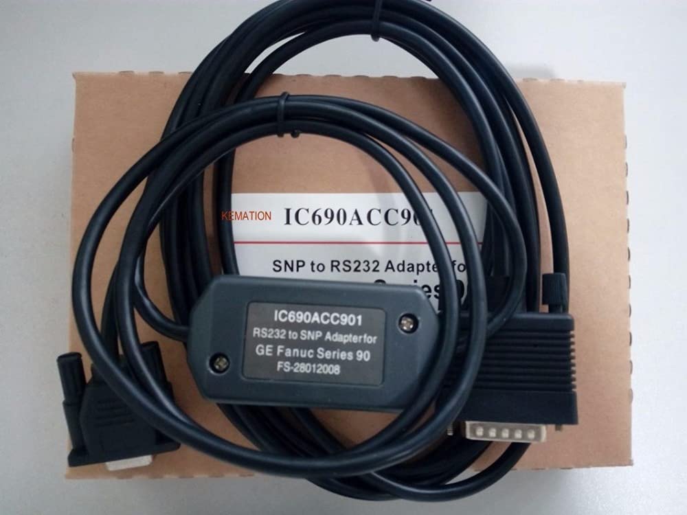 Davitu Wires & Cables - IC690ACC901 SNP to RS232 Adapter Programming Cable for 90 Series PLC