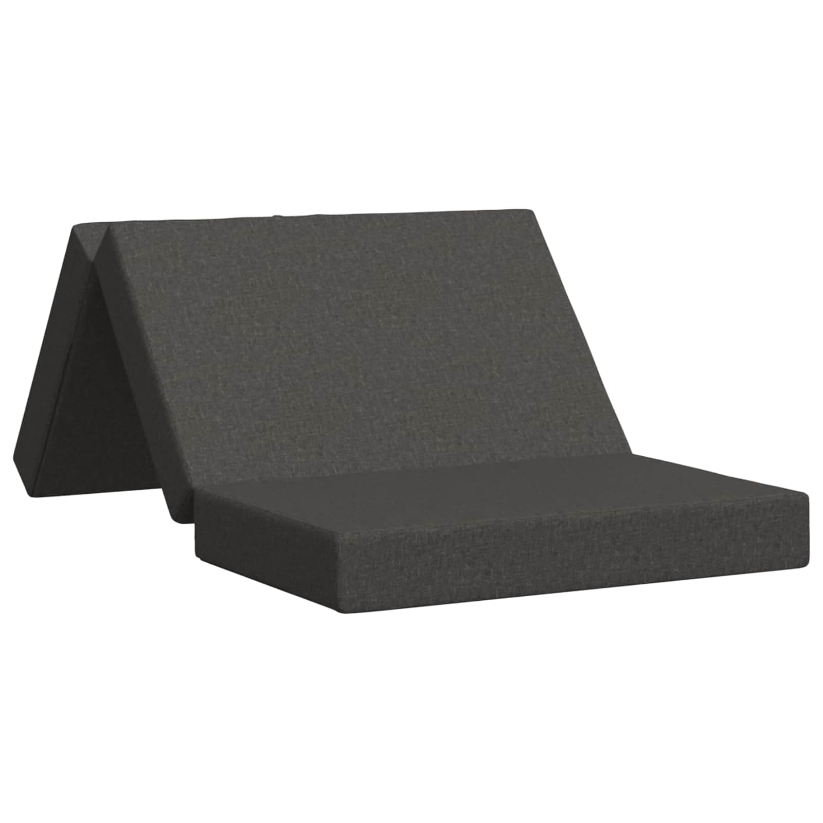 Klappsofa, Gästebett 80 x 67 x 45 cm, Schlafmatratze, Dunkelgrau