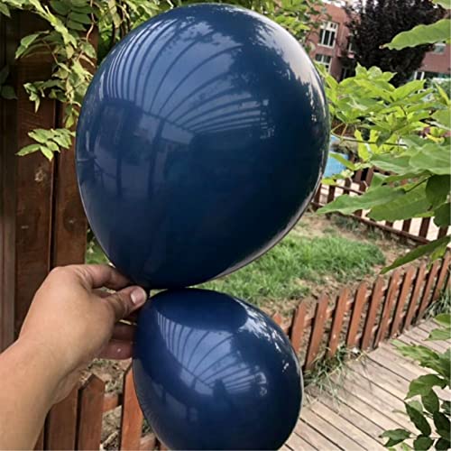 Image of Navy Blue Balloons, 5 inch 100pcs Mini Dark Blue Latex Balloons for Birthday Wedding Baby Shower Decorations (Navy Blue)