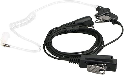 Miniatura 16 de Retevis Covert Tube Walkie Talkie Auricular con micrófono, solo compatible con Motorola R2 CP100D CP185 CP200 CP200D CLS1410 CLS1110 BPR40 BPR40D