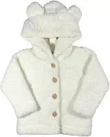 Casaco Teddy Dupla Face Infantil Carneirinho Infantil Bebê Peluciado Quentinho Inverno
