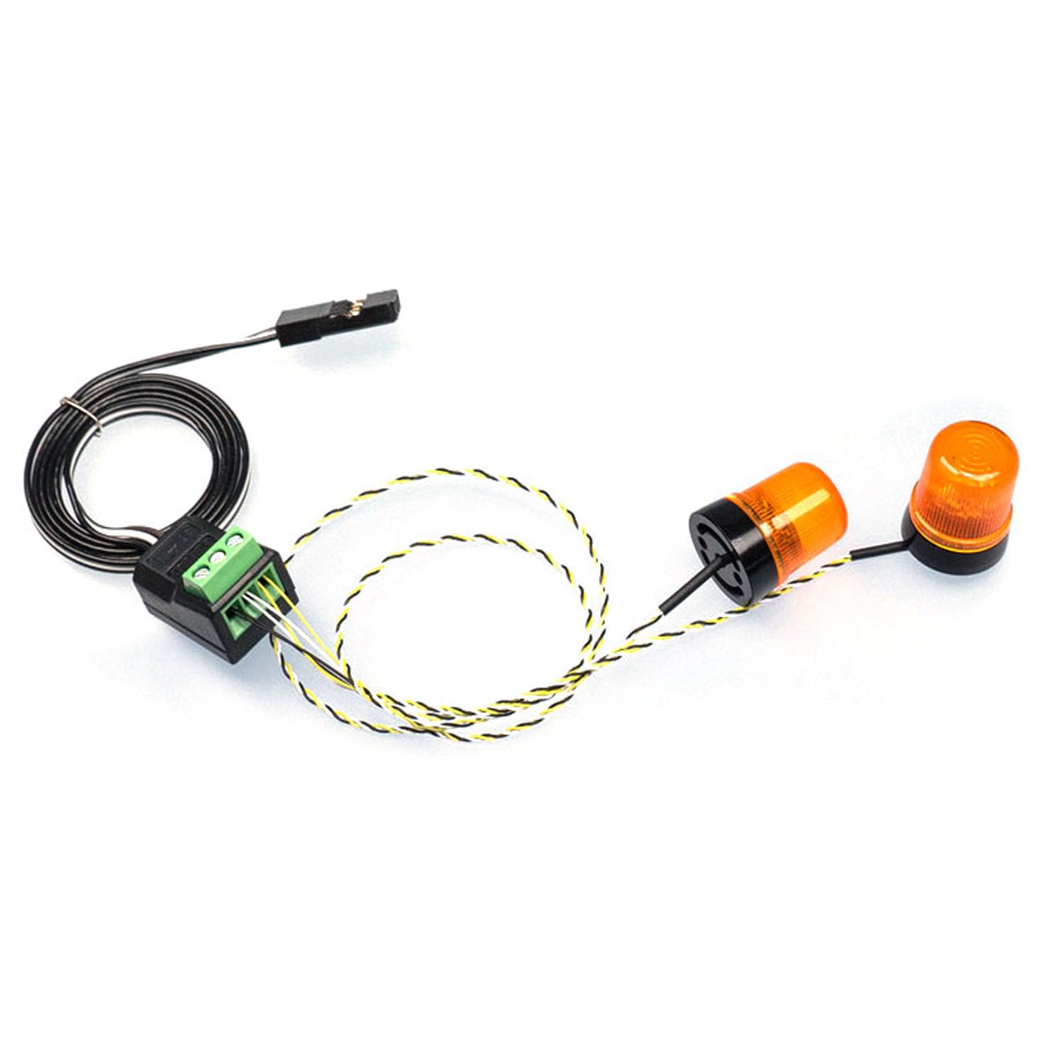 TOUCAN RC HOBBY 1 Paar 5V LED 360 rotierendes Licht Kunststoff warnlampe für 1:14 DIY RC Traktor LKW Modell Bagger Dumper Bulldozer Rc Teile,Kompatibel mit Tamiya