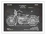 HARLEY DAVIDSON 1928 MOTORCYCLE POSTER 18x24