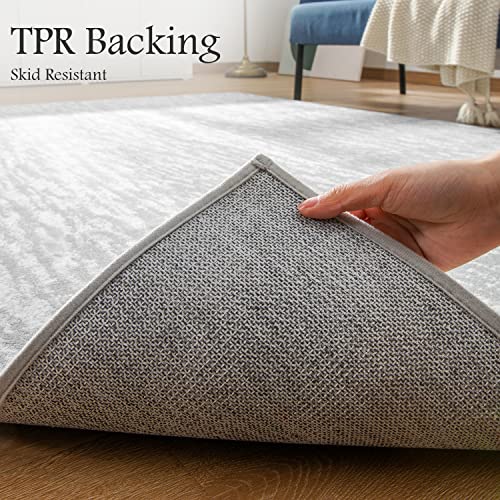 Tchdio 5X7 Area Rugs-Washable Rug-Modern Abstract Area Rugs For Living Room Bedroom Dinning Room Laundry Room Study Room #TOP4