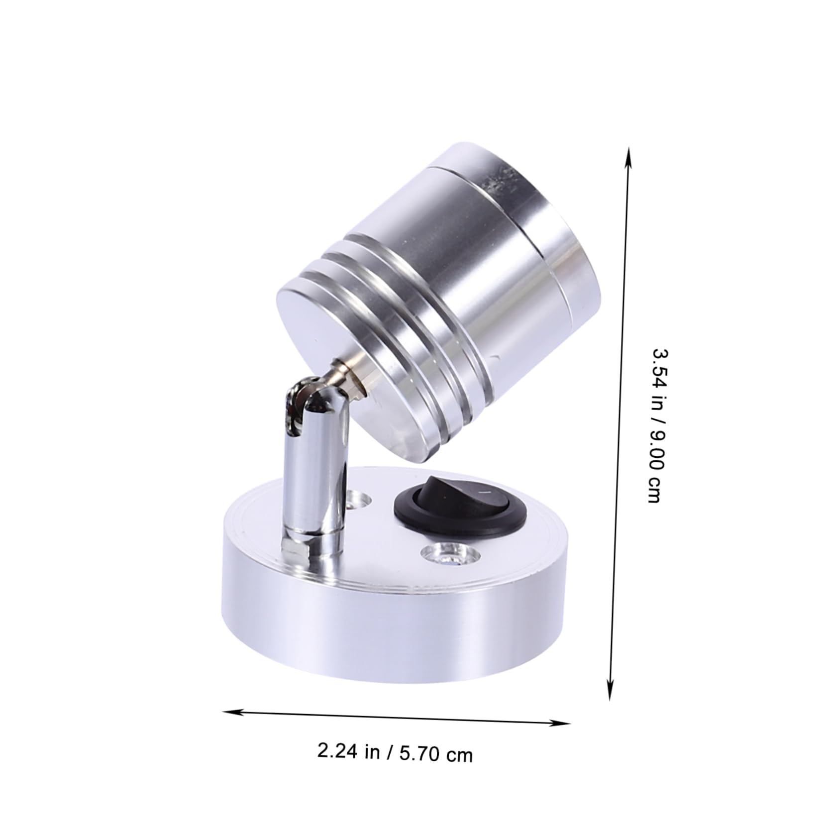 HOLIDYOYO Boat Dome Light Led Rv Ceiling Light 3 Beads 12v Rv Wall Bright Night Vision Universal Installation