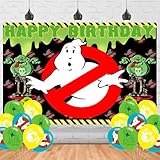 Ghost Birthday Party Backdrop Photo Background Cute Cartoon Ghost Birthday Party Decorations Banner Movie Theme Photography Backdrop