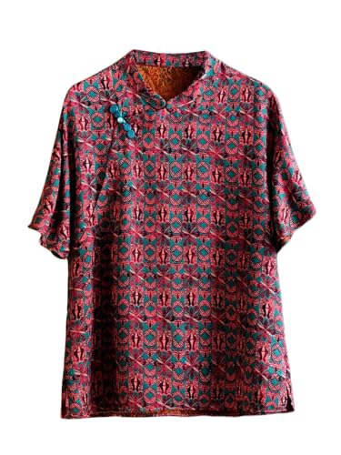 Chemisier jacquard en soie HangErFeng 345 imprimé nuage parfumé pour femme