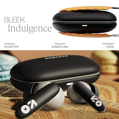 Image of GOBOULT Y1 v2.0 Ear Buds Wireless with 60H Playtime, Zen Quad Mic ENC, 45ms Low Latency, Touch Control, Dual Device Pairing, Bluetooth 6.0, 13mm Bass Driver Earbud TWS Wireless Earphone (Black Onyx)