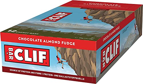 CLIF BAR Chocolate Almond Fudge Pflanzlicher Energieriegel, 12 x 68 g – Ansicht 4