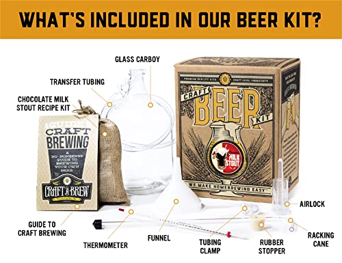 image for Craft A Brew - Chocolate Milk Stout - Beer Making Kit - Make Your Own 