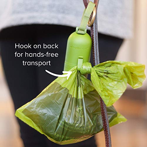 Earth Rated Dog Poo Bag Holder For Lead, Durable and Guaranteed Leakproof, 1 Dispenser with 15 Bags, Lavender-Scented - Image 5