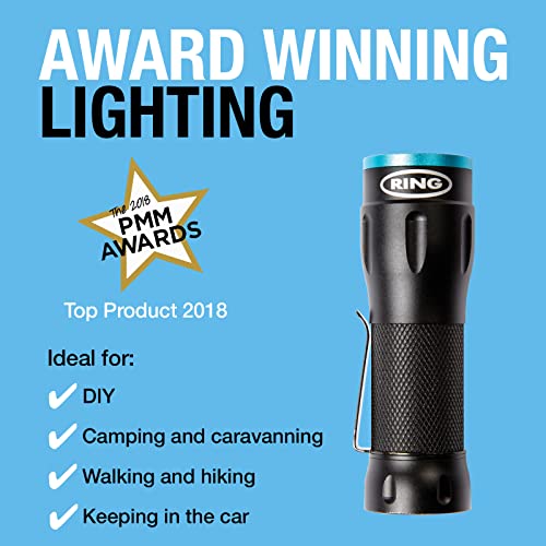 RING Automotive RIT1010 Zoom110 Micro LED USB Rechargeable Inspection Torch, Black/Blue - Image 2