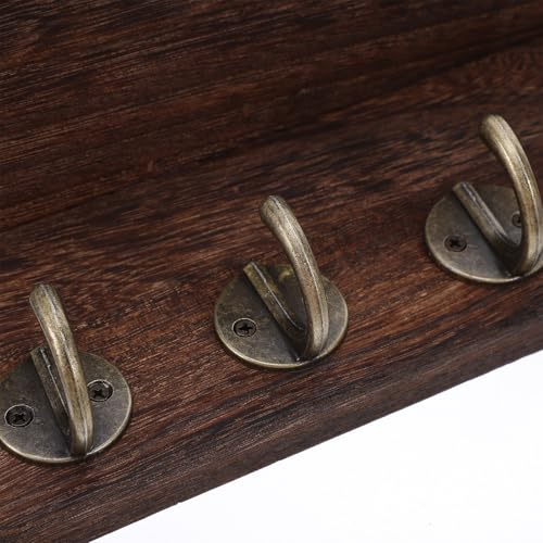 Perchero de Pared de Madera decorativo y funcional para regalar 4