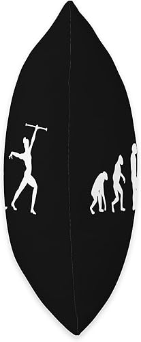 Miniatura 2 de Baton Twirling Majorettes Cute Baton Design Baton Twirling Evolution Throw Pillow, 16x16, Multicolor