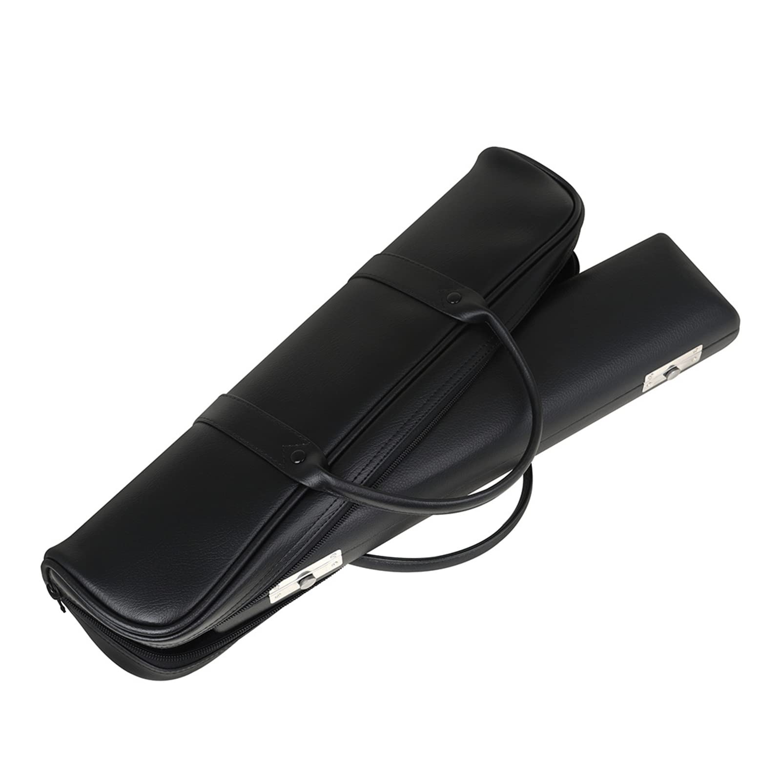 Wasserflöten-Aufbewahrungstasche, Kunstleder, Flöte für Tasche, Handtasche, Gurt, Musikinstrument, Zubehör, Reißverschluss, B