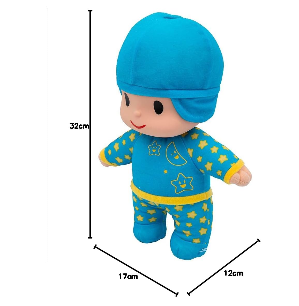 Pocoyó Dulces Sueños - Figura Musical de Juguete para Bebés y Niños Pequeños, con Proyector de Estrellas, Ayuda para Dormir, Música Suave y Relajante. PB77350