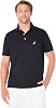 Nautica Men's Short Sleeve Solid Stretch Cotton Pique Polo Shirt Polo Shirt