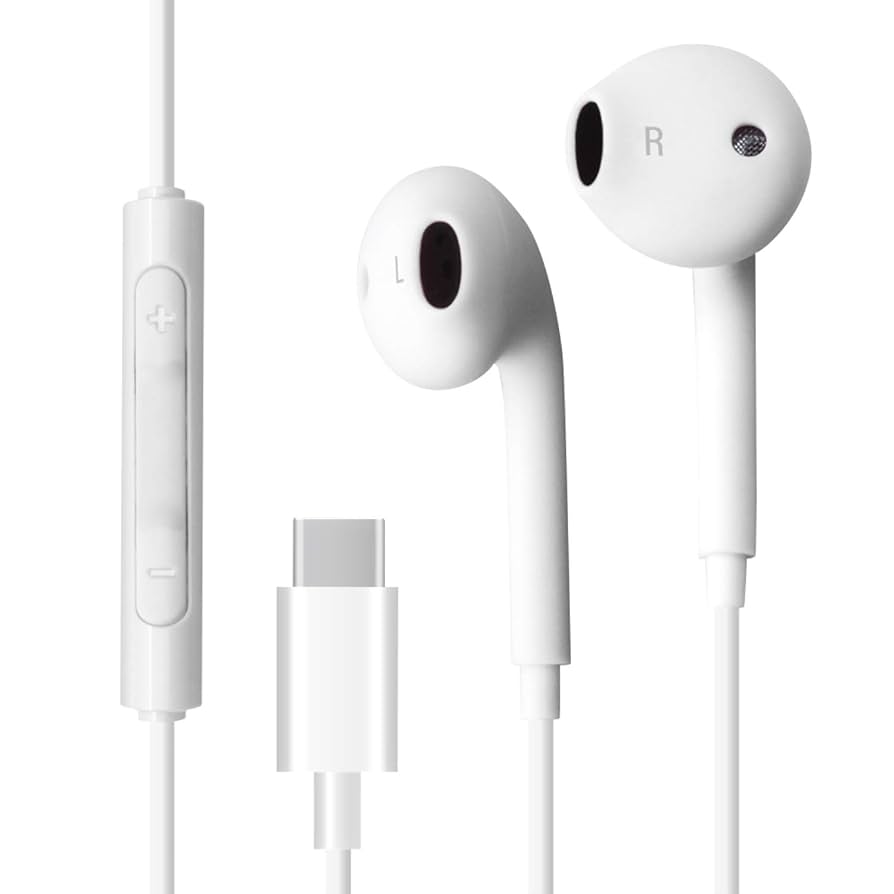 ♯USBイヤホン ホワイト Amazon.co.jp: Premium Style USB Type-Cコネクタ ステレオ