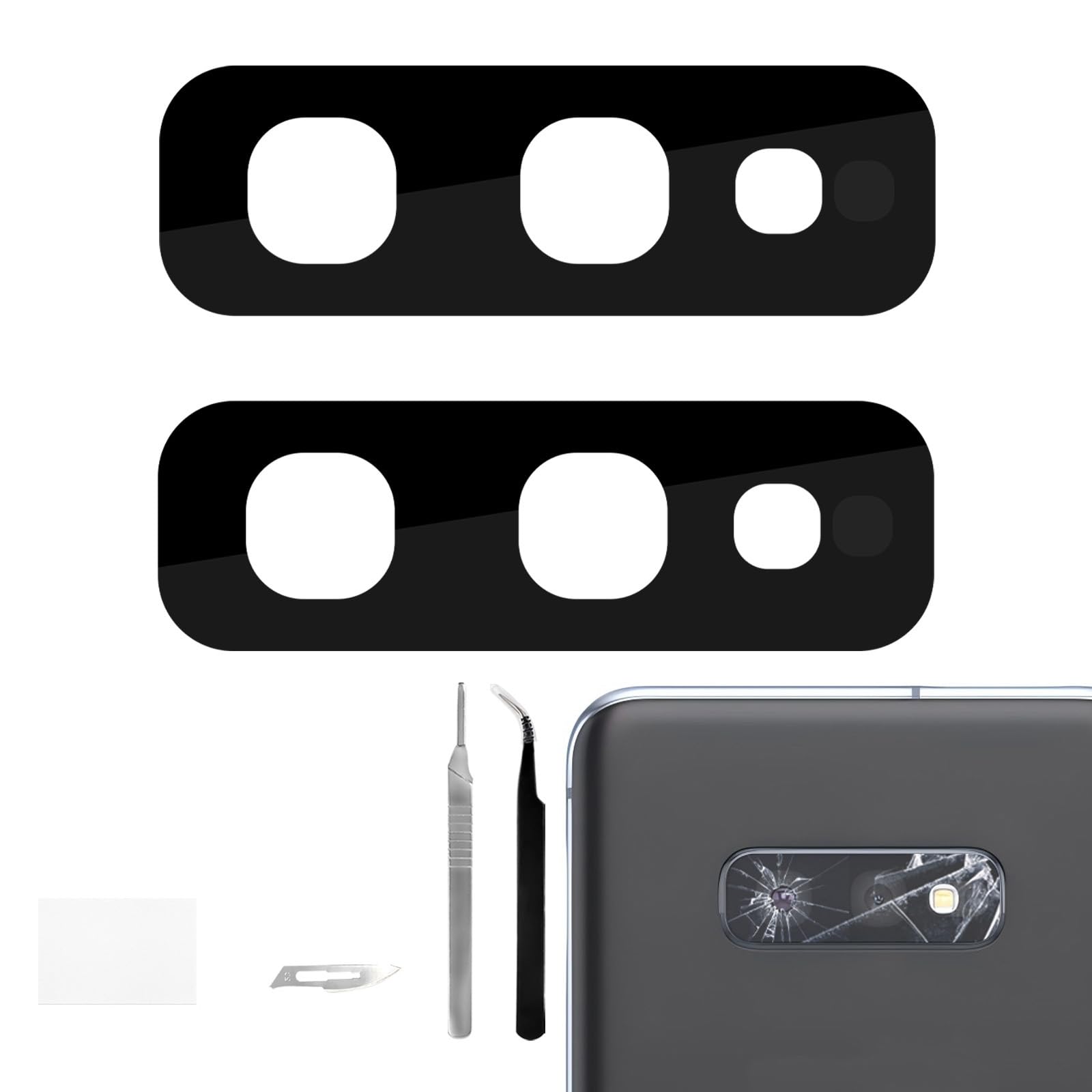 Amazon.com: BESJMYT 2 Pack for Samsung Galaxy S10e Rear Camera