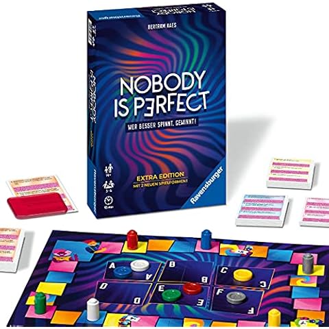 Ravensburger 26846 - Nobody is perfect Extra Edition - Kommunikatives Kartenspiel für die ganze Familie, Spiel für Erwachsene und Jugendliche ab 14 Jahren Cover