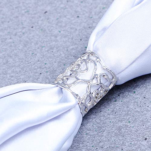 Nuolux Scarf Buckle Ring,Scarf Clip, Ring Buckle Slide Tube Scarf Jewelry (Silver) #TOP3