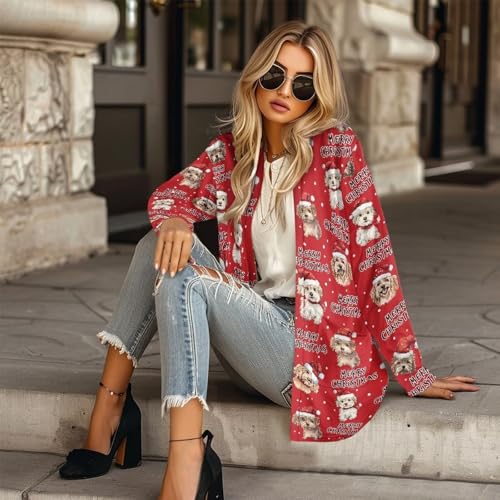 Image of Cardigan for Women Long Sweater Open Front Sweaters Fashion Lightweight Cardigans with Pockets