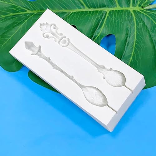 Miniatura 5 de CALLARON Moldes en forma de cuchara, moldes de silicona para hornear, moldes de chocolate 3D, suministros de fiesta de Pascua para galletas, pudines