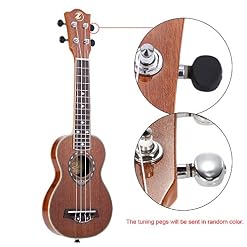 Btuty Ukulélé Soprano 21 pouces Soprano Ukelele 42mm Ukulélé Cadeau Slim Design – Image 6