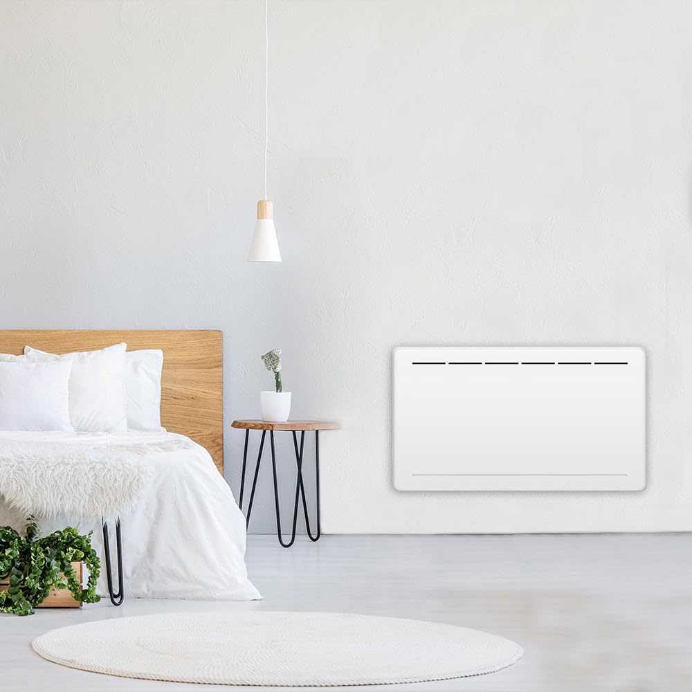 Kalia Radiateur électrique à inertie sèche FONTE écran LCD 1500W TANA