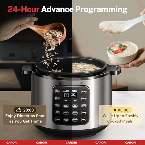 carori 9-in-1 Electric Pressure Cooker 6 Qt HPC-610-SUS の商品画像 5