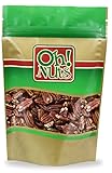 Pecans Dry Roasted Unsalted, Pecans NO OIL, NO SALT - Oh! Nuts (2 LB Pecans Dry Roasted Unsalted)