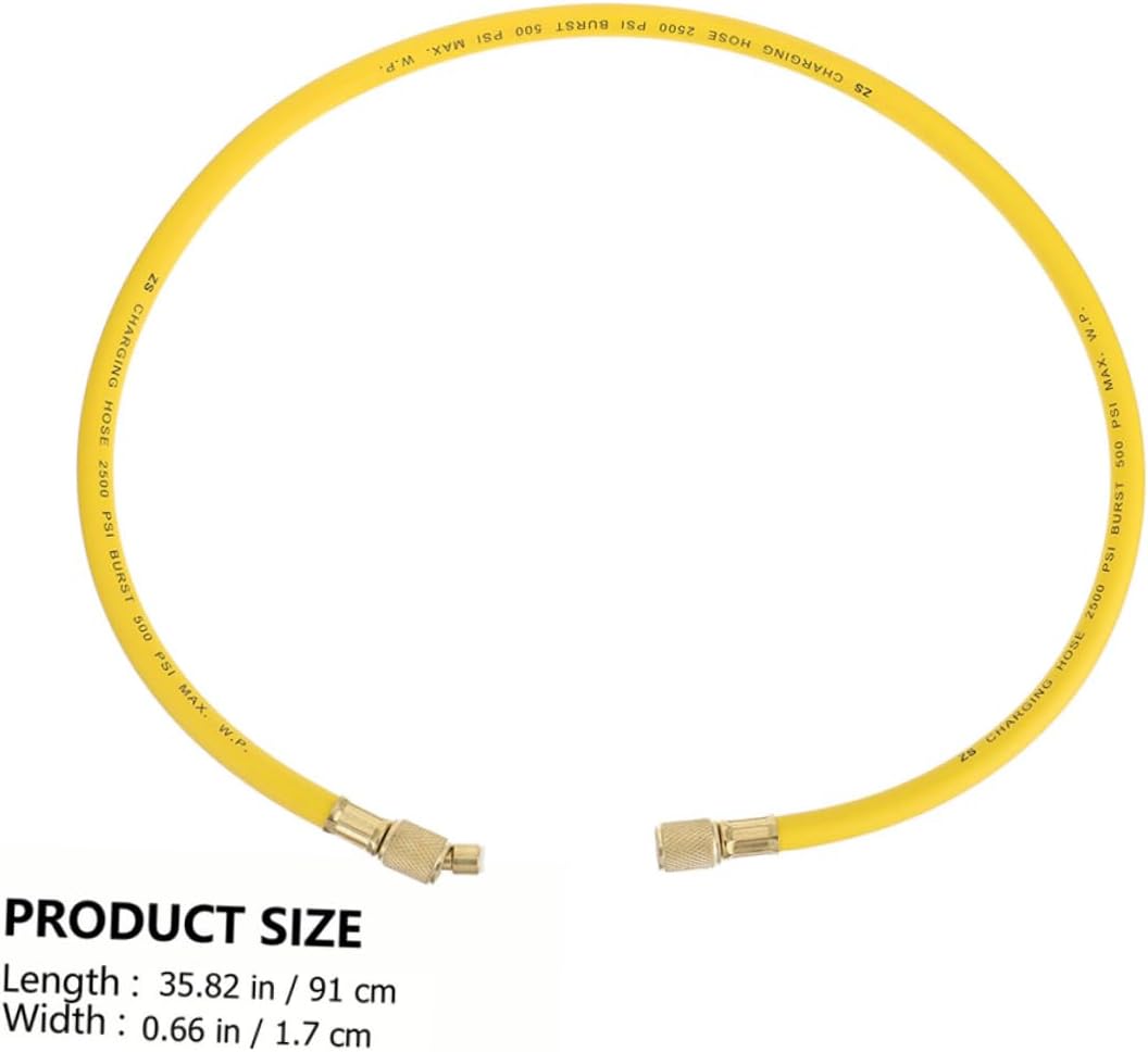 3Pcs Car Air Conditioning Charging Hoses Durable Refrigeration Tubes for Easy Installation and Reliable Testing for Daily Use and Emergencies