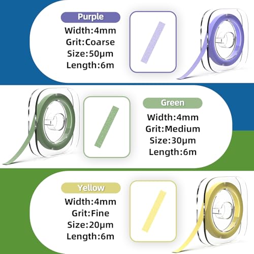 dental polishing strips 3-roll set for customized oral care