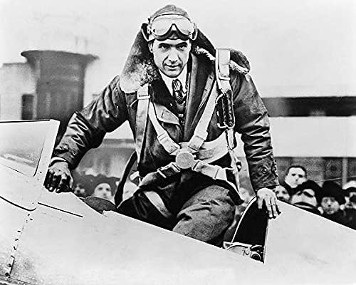 Young Aviator Howard Hughes in Cockpit 11x14 Photograph Photo Print