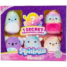 Squishville by Original Squishmallows Fun & Fabulous Squad Plush - Six 2-Inch Squishmallows Plush - Toys for Kids
