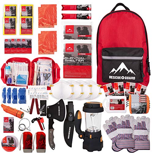 Rescue Guard First Aid Kit Hurricane Disaster or Earthquake Emergency Survival Bug Out