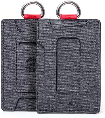Dango S1 Stealth Wallet - Jet Black - Durable DTEX Material, Water Resistant, RFID Blocking, Made in USA