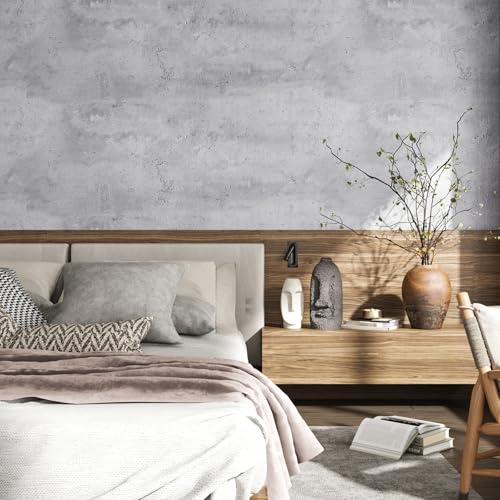 Papel tapiz gris vinilo autoadhesivo decorativo e impermeable 3