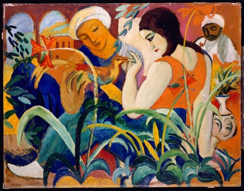 Posters et Art Pour Décoration Chambre Femmes de l'Est par August Macke Tableau Vintage