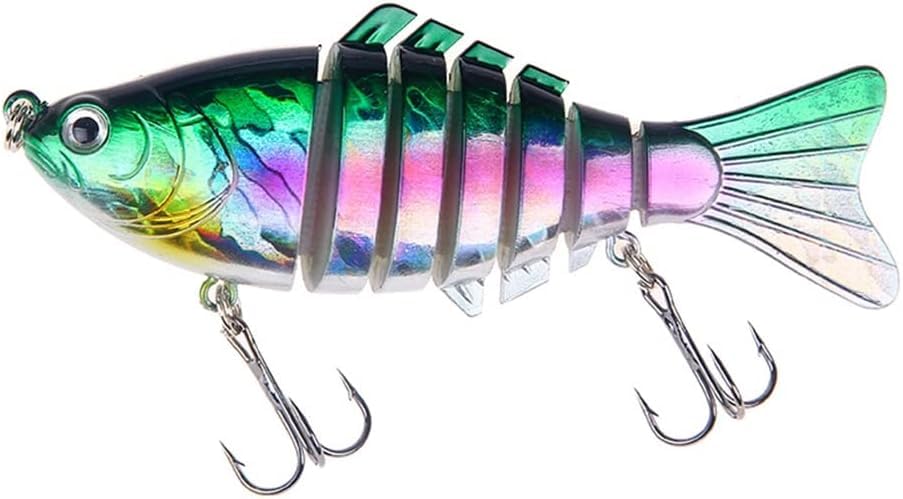 1Pc Multicolor Fishing Lures,10cm 15.6g Plastic Artificial Lifelike Fake Lure Tackle Tools Accessory for Fishing Enthusiast Lovers Bass Trout Lures