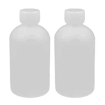 ELECTROPRIME 2Pcs 100mL Plastic Graduated Chemicals Reagent Container Bottle