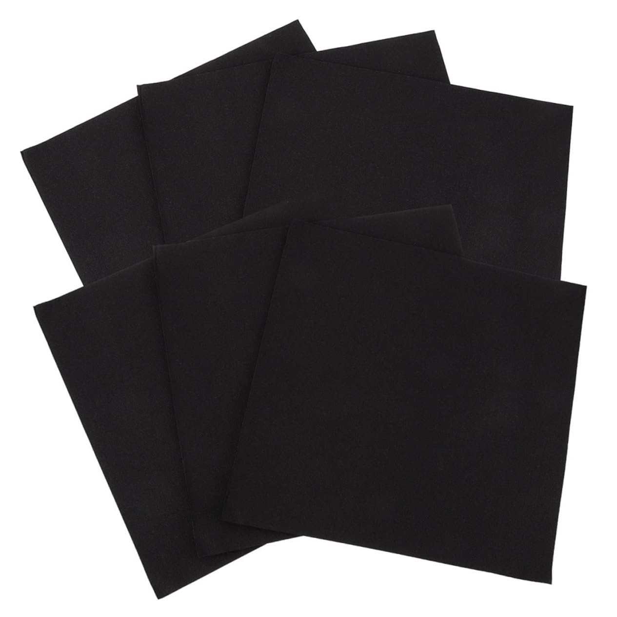 SECFOU Serviettes de Table Jetables en Papier Noir Épaisses et Absorbantes, Lot de 100, Douces Peau, pour Fêtes et Réceptions Élégantes